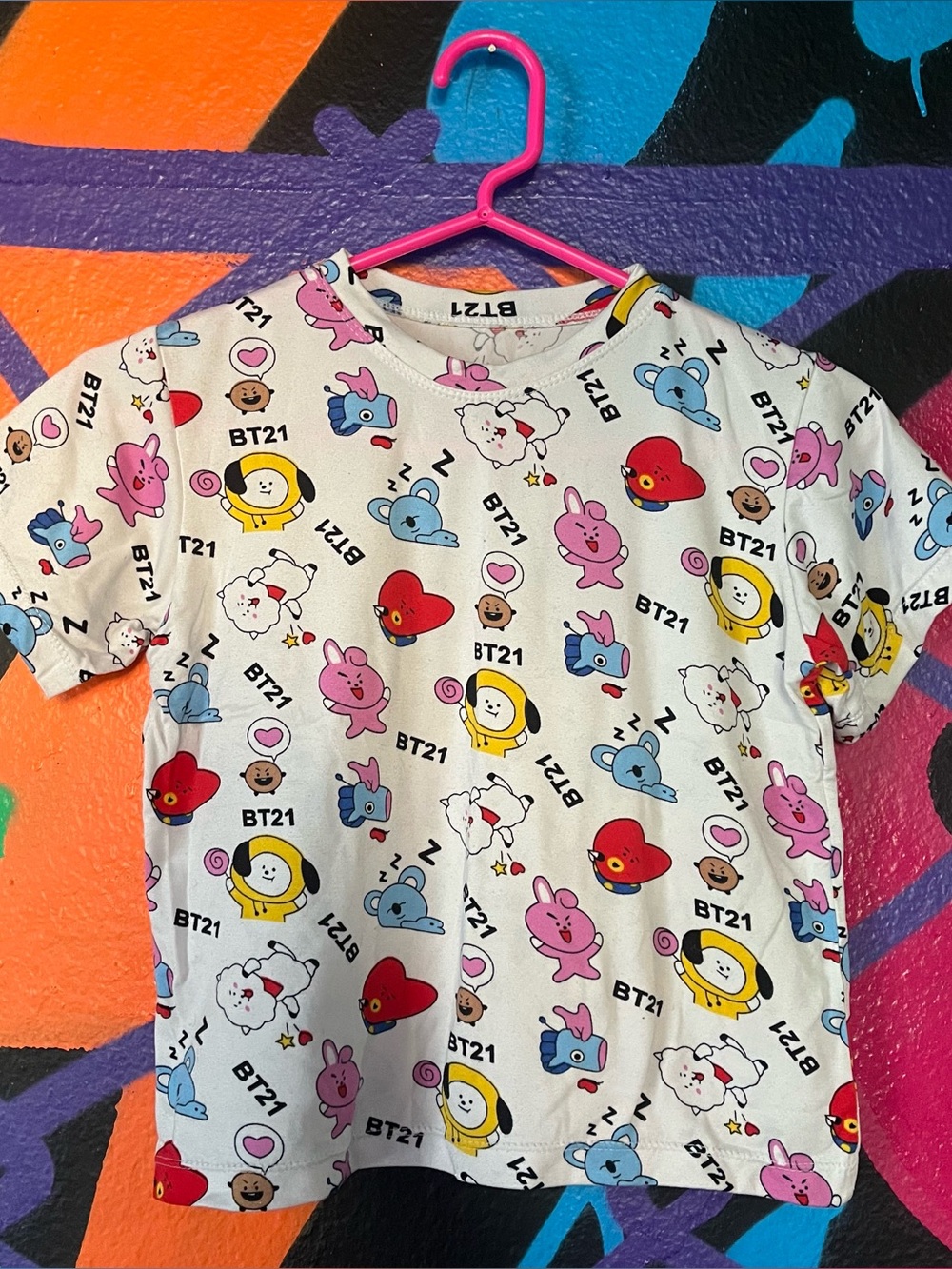 ★ BT21 Allover Print Kawaii Graphic Tee ★